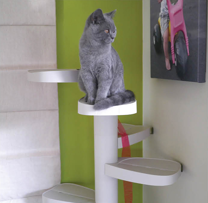 Monkee Tree The Scalable Cat Ladder, Outdoor Cat Tower Nz